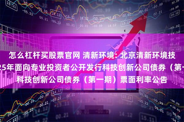 怎么杠杆买股票官网 清新环境: 北京清新环境技术股份有限公司2025年面向专业投资者公开发行科技创新公司债券（第一期）票面利率公告