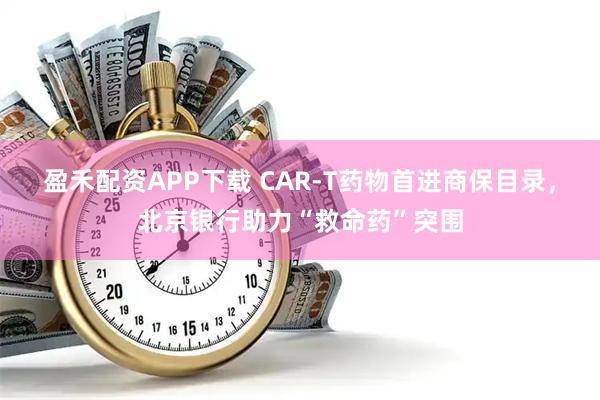 盈禾配资APP下载 CAR-T药物首进商保目录，北京银行助力“救命药”突围